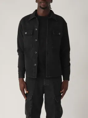NINE IN THE MORNING  Overshirt uomo Nine In The Morning in cotone Nero